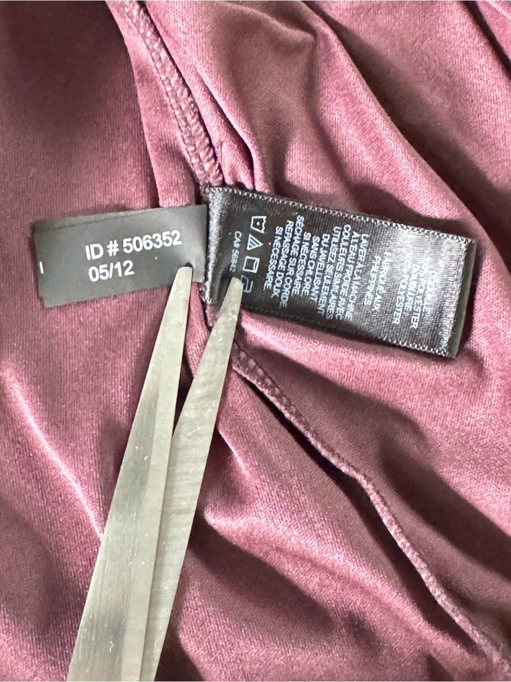 Express Pink Purple Abstract Chiffon Mini Dress Size XS - Picture 9 of 12
